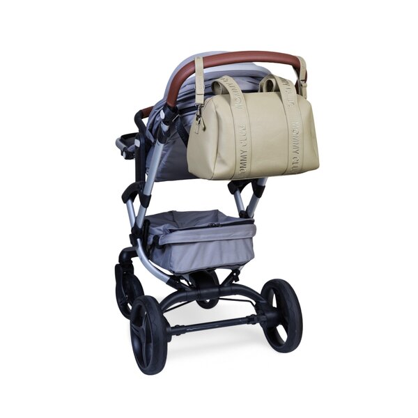 Childhome tarvikute kott Mommy Club Signature Vegan Leather Green - Childhome