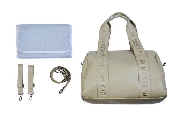 Childhome tarvikute kott Mommy Club Signature Vegan Leather Green - Childhome