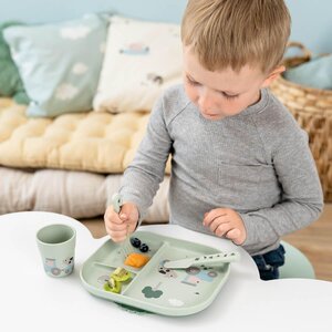 Done by Deer sööginõude komplekt Foodie Tiny farm Green - Done by Deer