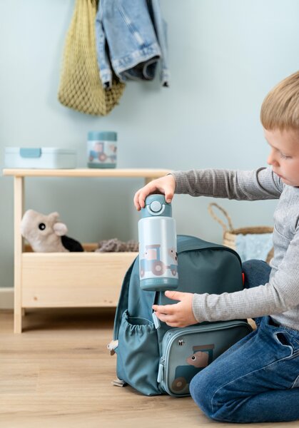 Done by Deer laste seljakott 7.5 L,Tiny farm Blue - Done by Deer