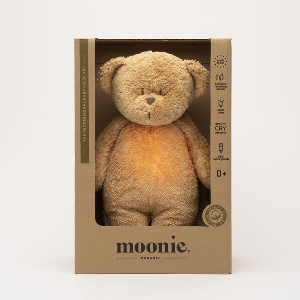 Moonie 2.0 öölamp-kaisukaru Organic Humming Bear Cappucino - Moonie