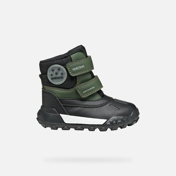 Geox saapad B trekkyup Dk Green/Black - Geox