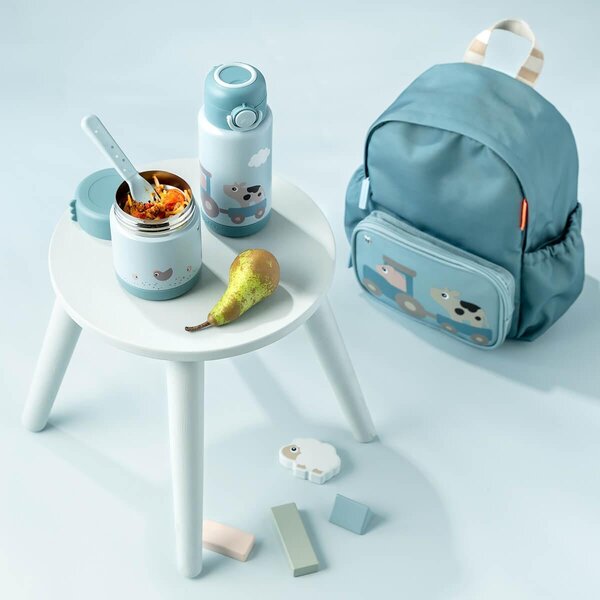 Done by Deer toidutermos 300ml, Tiny farm Blue - Done by Deer