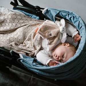 BabyOno kootud bambustekk 75x100cm, Beige - BabyOno