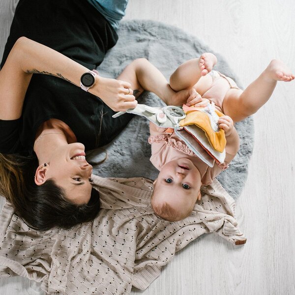 BabyOno kootud bambustekk 75x100cm, Beige - BabyOno