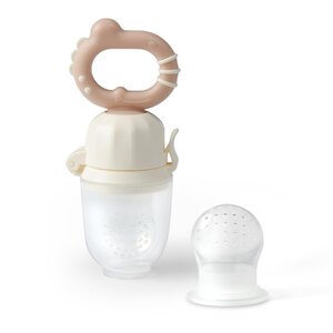 BabyOno keeratav puuviljalutt/püreelutt Dino Beige - BabyOno