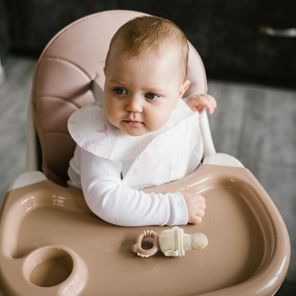 BabyOno keeratav puuviljalutt/püreelutt Dino Beige - BabyOno