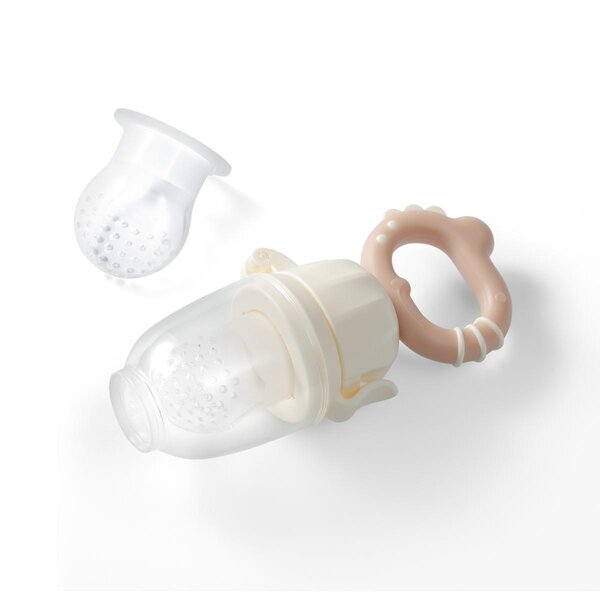 BabyOno keeratav puuviljalutt/püreelutt Dino Beige - BabyOno