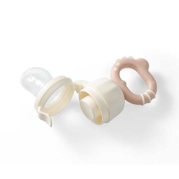 BabyOno keeratav puuviljalutt/püreelutt Dino Beige - BabyOno