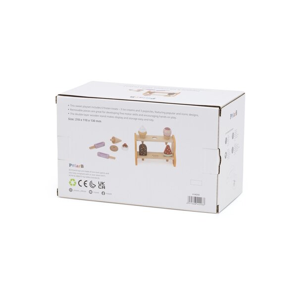 PolarB puidust jäätiste komplekt 6tk - PolarB