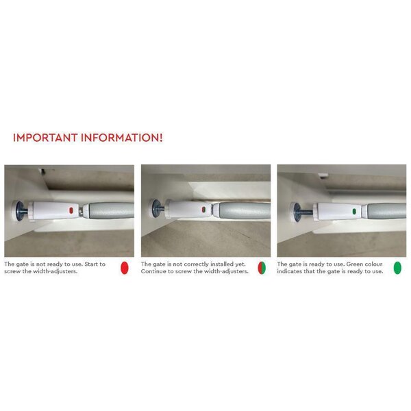 Tinynord turvavärav GIA 75-82x4x77 cm - Tinynord