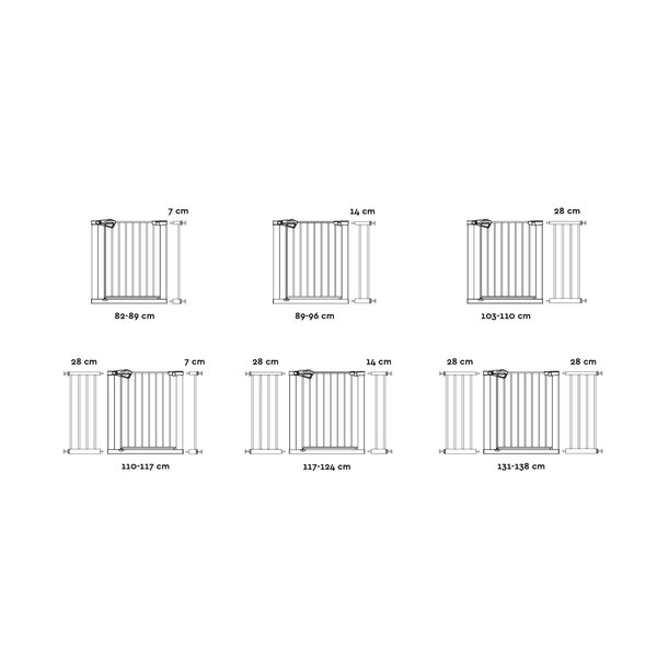 Tinynord turvavärava pikendus GIA 14 cm
 - Tinynord