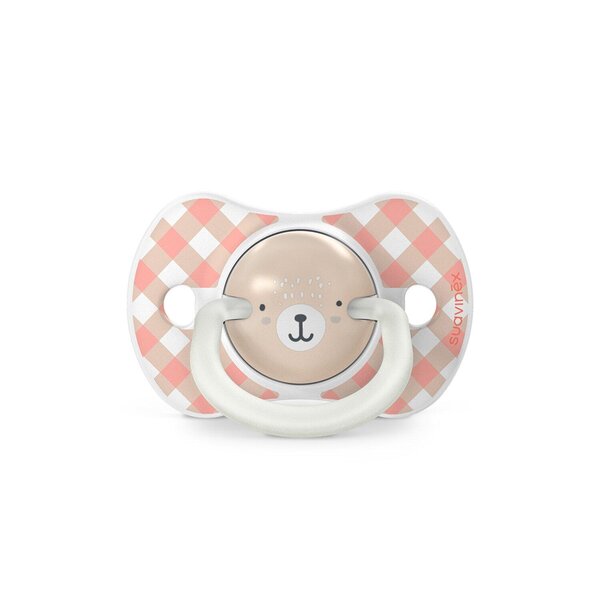Suavinex sümmeetriline silikoonlutt 2tk, (0-6kuud) Wild & Free Pink - Suavinex