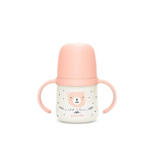Suavinex sangadega joogipudel 150ml, (6+kuud) Wild & Free Pink - Suavinex
