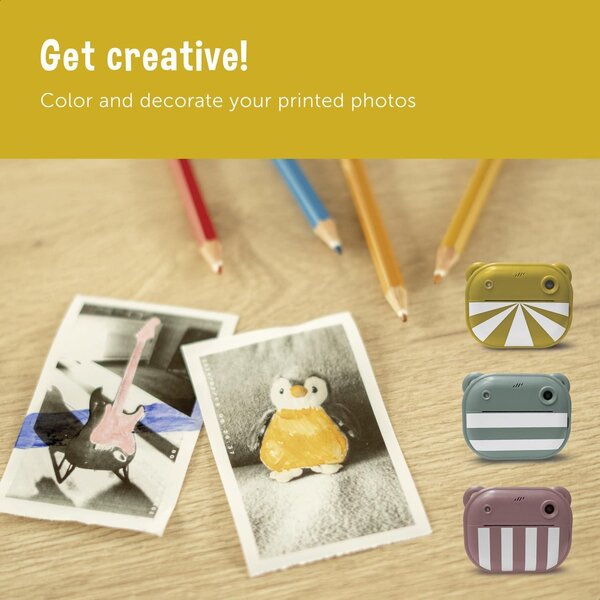 Zazu Digitaalne kiirpildi kaamera lastele Kollane - Zazu