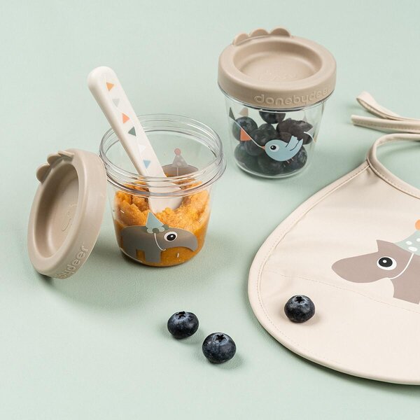 Done by Deer beebitoidu säilitusnõud 2tk Celebration Sand - Done by Deer