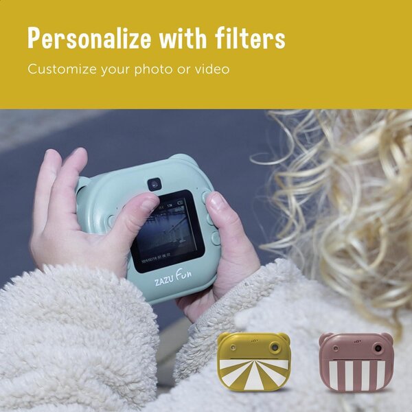 Zazu Digitaalne kiirpildi kaamera lastele Roheline - Zazu