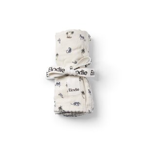 Elodie Details Bamboo Muslin Blanket 80x80cm, Garden Leos Resort - Elodie Details