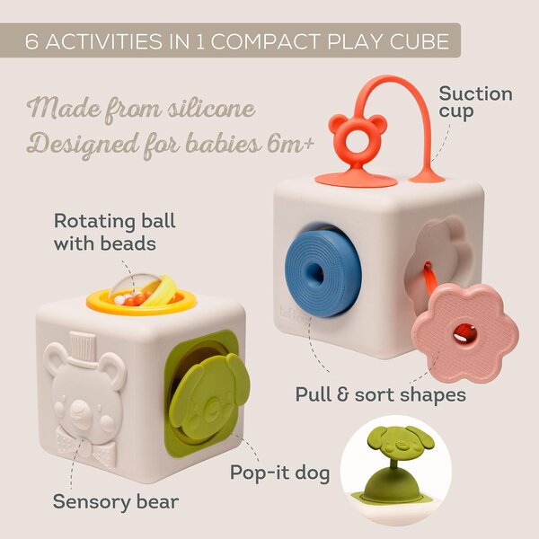 Taf Toys tegeluskuubik Peek & Play Cube - Taf Toys