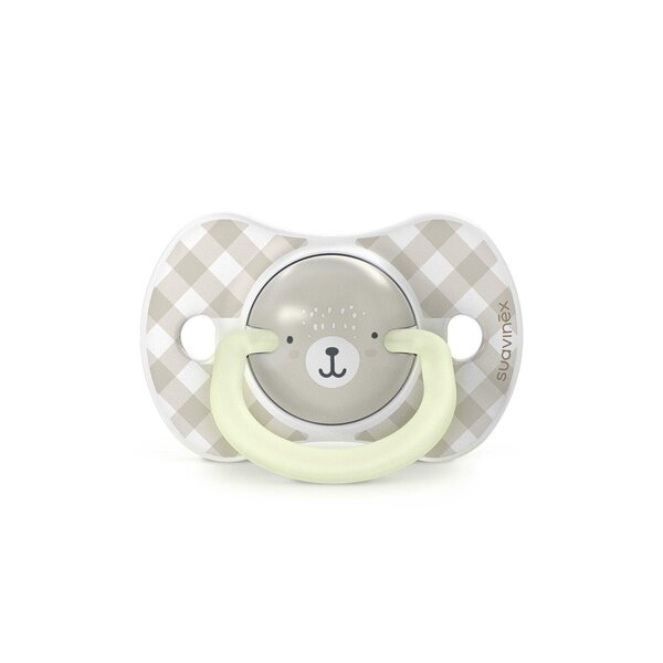 Suavinex sümmeetriline silikoonlutt 2tk, (6-18kuud) Wild & Free Grey - Suavinex