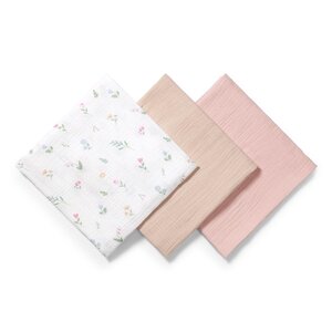 BabyOno musliinist mähkimislinad 70x70cm, Pink 3tk - BabyOno