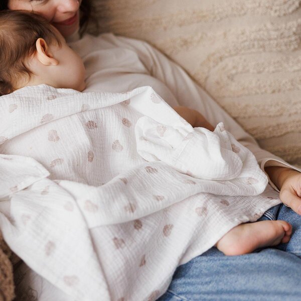 BabyOno musliinist mähkimislinad 70x70cm, Beige 3tk - BabyOno