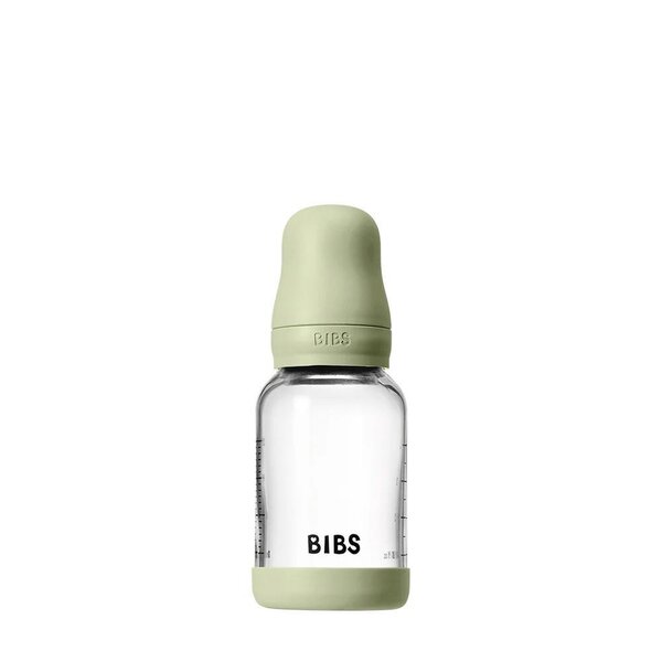 Bibs klaasist lutipudel 120ml, Sage (aeglase vooluga) - Bibs