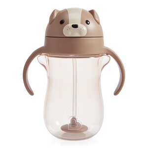 Munchkin joogipudel kõrre ja raskusega 296ml Dog Beige - Munchkin