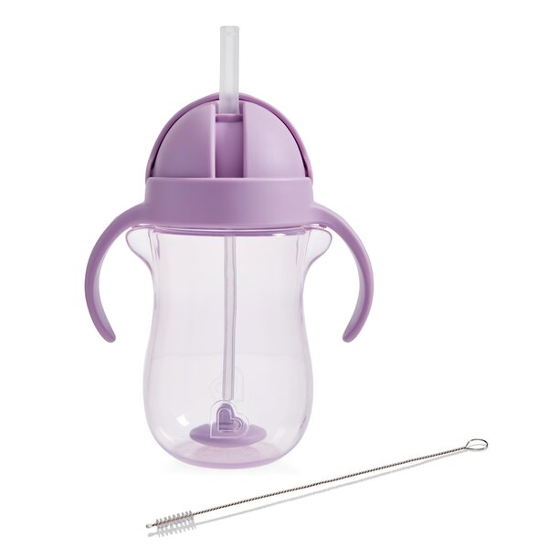 Munchkin joogipudel kõrre ja raskusega 296ml Cat Pink - Munchkin