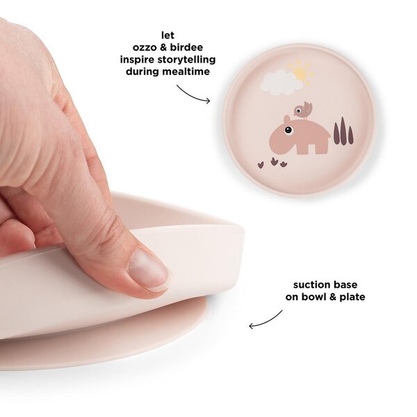 Done by Deer iminapaga silikoonist taldrik Playground Powder - Done by Deer