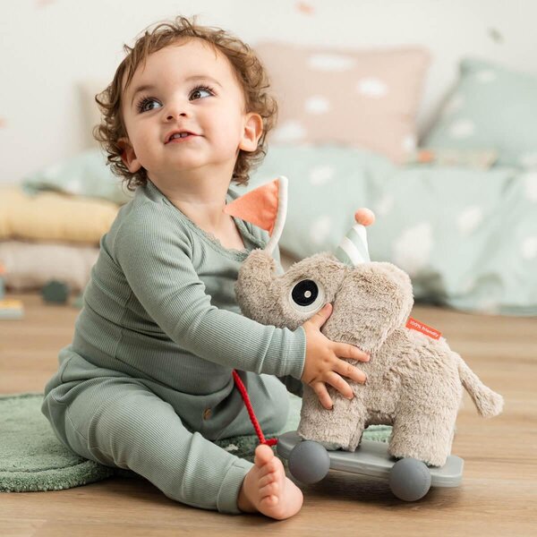 Done by Deer järelveetav mänguasi 2in1 Elphee Sand - Done by Deer