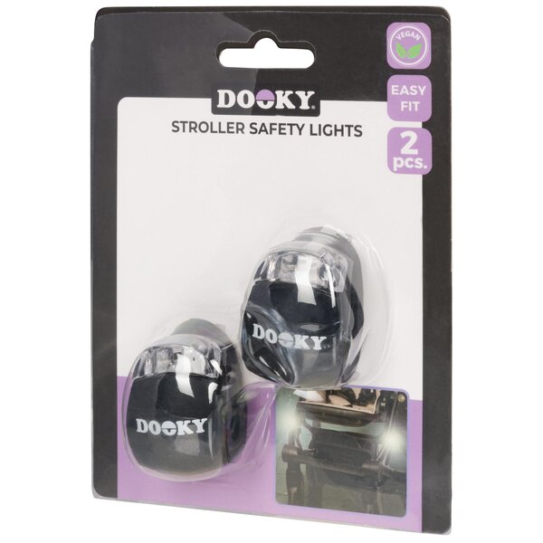 Dooky tuled lapsevankrile 2tk, Black - Dooky