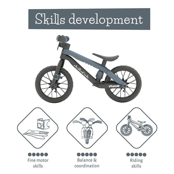 Chillafish BMXie Vroom jooksuratas Anthracite - Chillafish