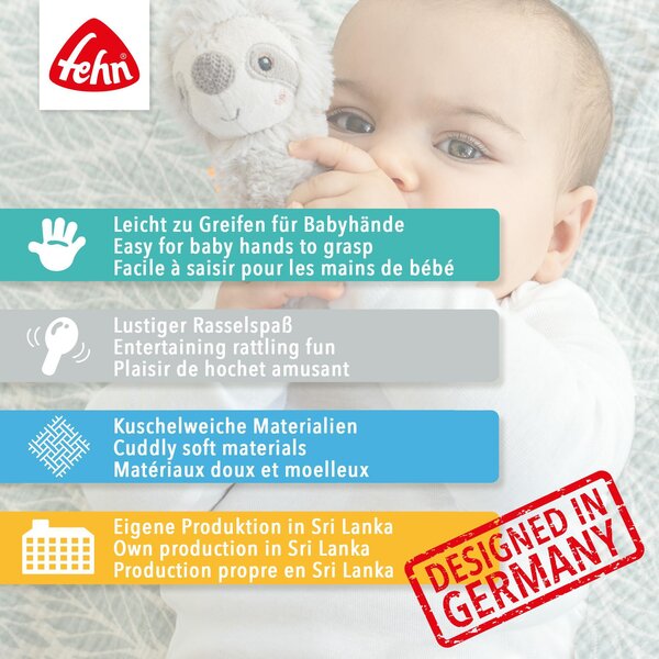 Fehn wrist rattle Elephant Beige - Fehn
