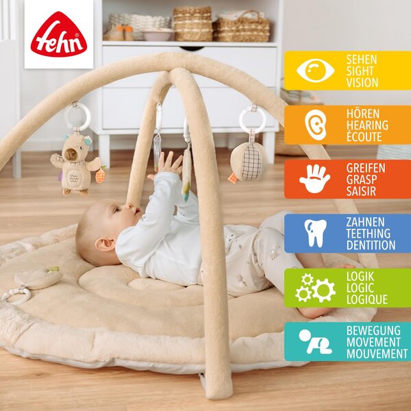 Fehn 3-D activity quilt Capybara Beige - Fehn