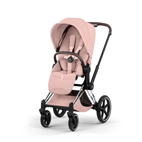 Cybex Priam Style vankrikomplekt Peach Pink, Chrome Brown raam - Cybex