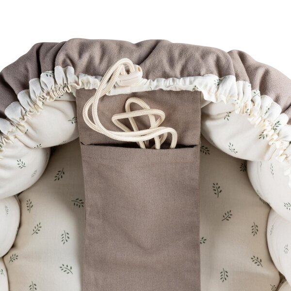 Sebra 3-in-1 Baby Nest, Sophora Leaves - Sebra