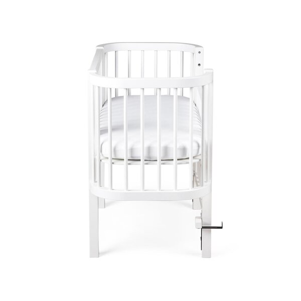 Sebra Bedside Crib, Classic White - Sebra