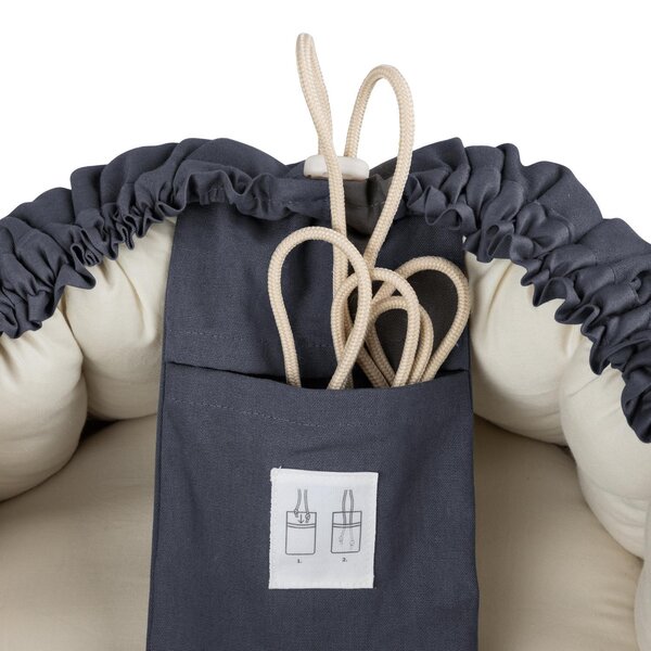 Sebra 3-in-1 Baby Nest, blue - Sebra