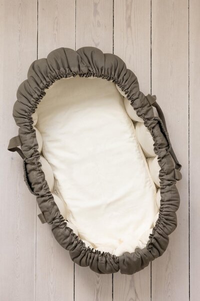 Sebra 3-in-1 Baby Nest, dark olive - Sebra