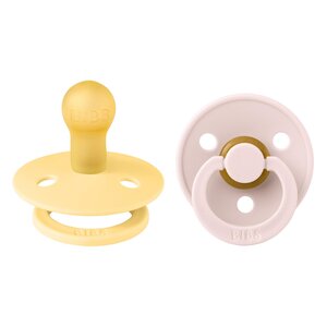 Bibs soother round Pale Butter/Petal - Bibs