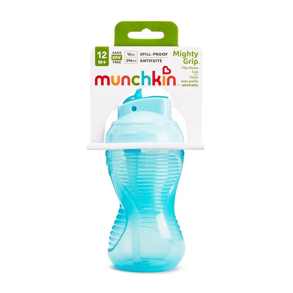 Munchkin бутылочка с соломинкой Mighty Grip 296 ml - Munchkin