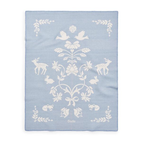 Elodie Details одеяло 100x75cm, Blueberry Blue - Elodie Details