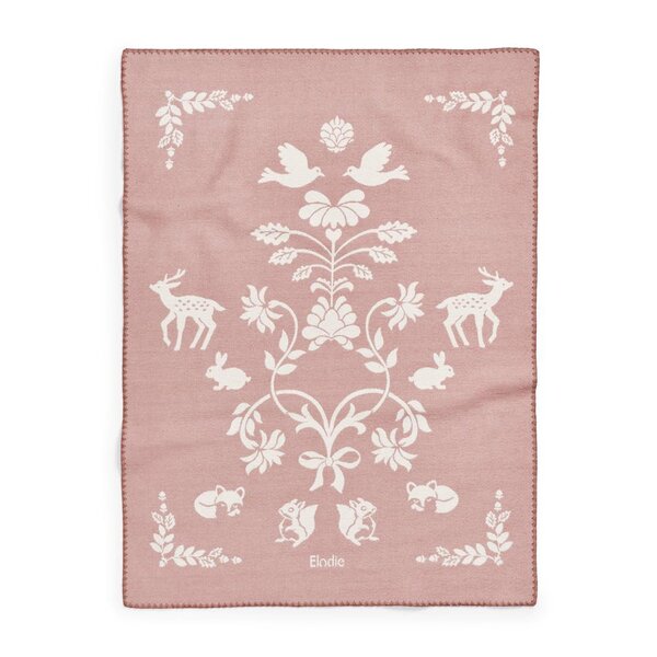 Elodie Details одеяло 100x75cm, Mullberry Pink - Elodie Details