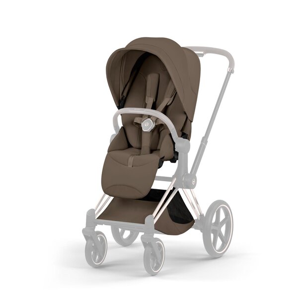 Cybex Priam Style vankrikomplekt Coconut Brown, Matt Black raam - Cybex