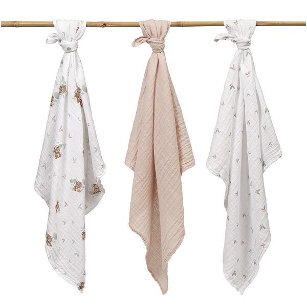 BabyOno musliinist mähkimislinad 70x70cm, Super soft - BabyOno