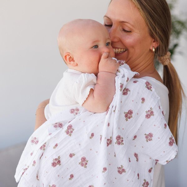 BabyOno Muslin diapers super soft Rose - BabyOno