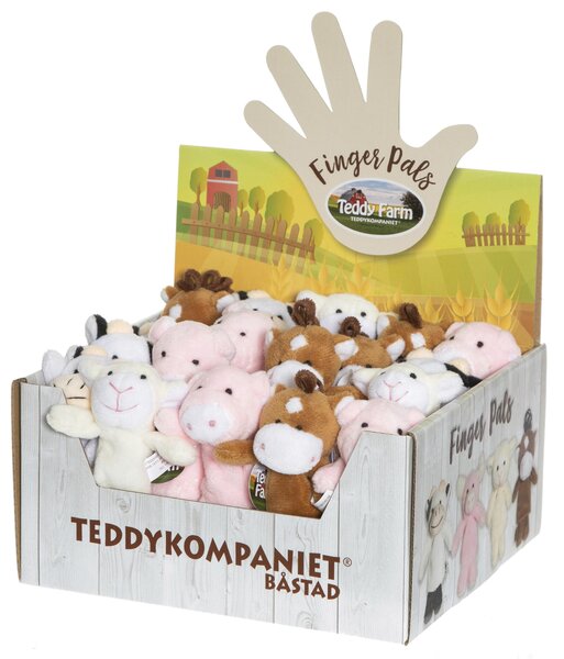 Teddykompaniet näpunukud Farmiloomad - Teddykompaniet